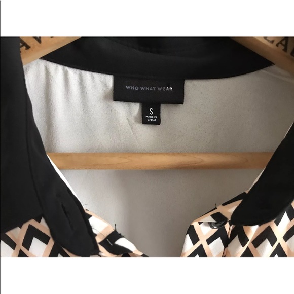 Target who what wear Long button down shirt dress - Picture 3 of 4